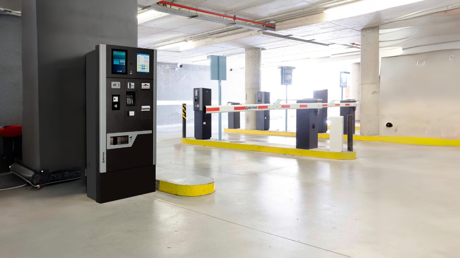 Automated gates and barriers for vehicle parking system